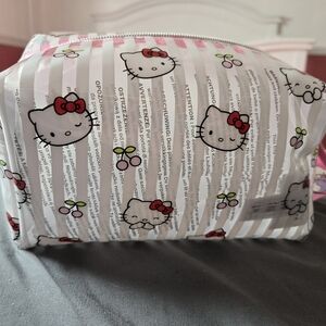 Primark Hello Kitty Cherry Cosmetic Bag - White and Pink